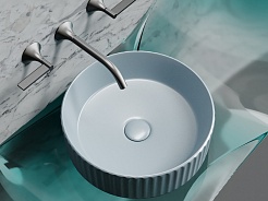 Ceramicanova Мебельная раковина Element 36 CN6057MHL серо-голубой матовый – фотография-7