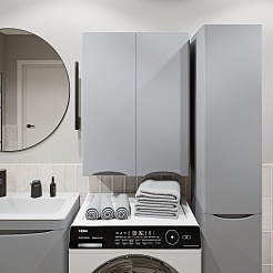 Vivon Тумба с раковиной Ostin 90 напольная серая матовая – фотография-15