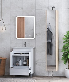 Vigo Тумба с раковиной Grani 750-2-1 белая – фотография-5