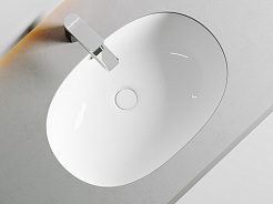 Ceramicanova Мебельная раковина Element 56 CN6044 белая – фотография-3