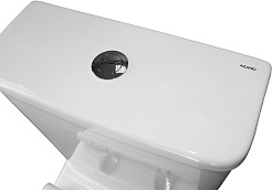 Azario Унитаз-компакт Glory AZ-49 безободковый с бачком с сиденьем микролифт белый – фотография-14