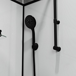 Niagara Душевая кабина Standart 100x80 R черная – фотография-7