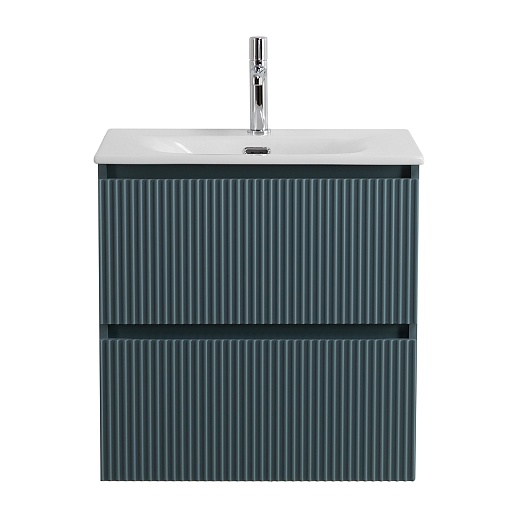 BelBagno Тумба под раковину Uno mini 60 подвесная Голубой матовый – фотография-2