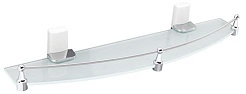 WasserKRAFT Полка стеклянная Leine К-5024WHITE – фотография-1
