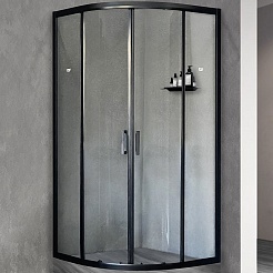 Royal Bath Душевой уголок RB 90HKD-T-BL 90х90х185 – фотография-1