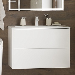 Brevita Мебель для ванной Toy 70 белая – фотография-3