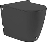 SantiLine Унитаз приставной SL-5030MB черный матовый