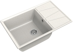 Granfest Мойка кухонная GF-V780L белый – фотография-1