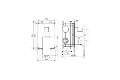 Excellent Душевой комплект встроенный KERIA AREX.SET.2025CR хром – фотография-2