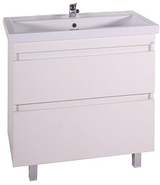 ASB-Mebel Тумба с раковиной Коста 80 Ясень белый – фотография-1