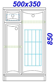 Aqwella Тумба напольная Барселона H 5/к – фотография-2