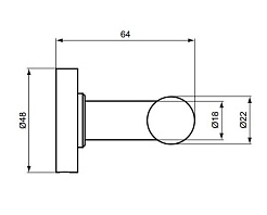 Ideal Standard Крючок IOM двойной – фотография-2