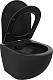 Ceruttispa Унитаз подвесной Sella Aria MB CT9160 черный матовый – фотография-16