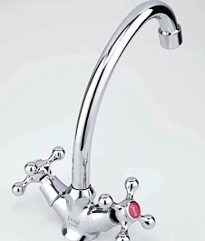 Frap Смеситель для кухни F4119-2 хром – фотография-2