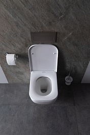 Allen Brau Чаша подвесного унитаза Infinity 4.21004.20 белый глянец – фотография-4