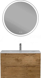 BelBagno Тумба с раковиной Etna 90 подвесная Rovere Nature с раковиной BB-8099-90 – фотография-3
