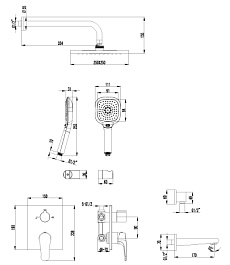 Lemark Душевая система Shift LM4322C – фотография-2