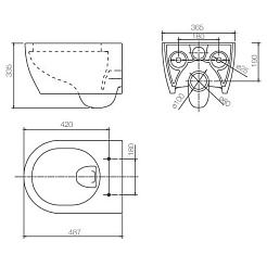 SSWW Унитаз NC 4455 – фотография-3