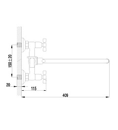 Lemark Смеситель универсальный Benefit LM2551C – фотография-2
