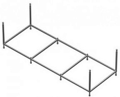 Kolpa San Каркас для ванны Quat Tamia 140x70