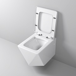 Grossman Унитаз подвесной Cristal GR-4481 белый – фотография-7