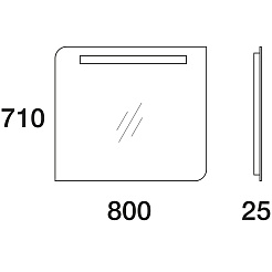  Мебель для ванной Колоре 80 – фотография-2