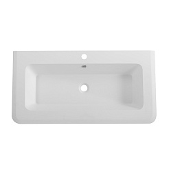 Cezares Тумба с раковиной Idra 100 55804 bianco opaco раковина 50264 – фотография-6