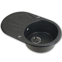 Акватон Мойка "ПАОЛА", черная – фотография-1