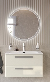 BelBagno Мебель для ванной Eco Cer-N 80 CZR-8073-80 брашированная альпака ручки серые – фотография-1