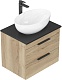 Onika Тумба с раковиной и столешницей Легран 60 подвесная дуб галифакс – картинка-22