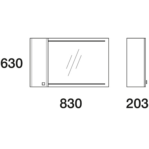  Мебель для ванной Nota 85 серая – картинка-7