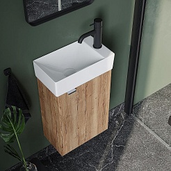 Sancos Тумба под раковину Mini 35 R дуб галифакс натуральный – фотография-3