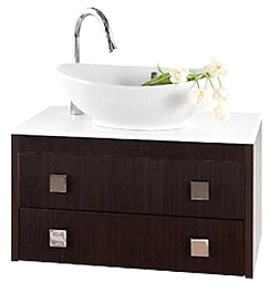 Водолей Тумба с раковиной "Сильвия S-40" венге – фотография-1