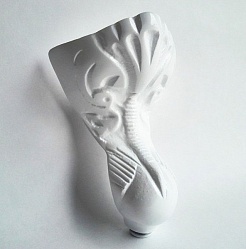 Фэма Чугунная ванна "Beatrice", ножки белые, покрытие RAL, матовое – фотография-4