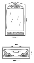  Мебель для ванной Vittoria 90 белый – фотография-4