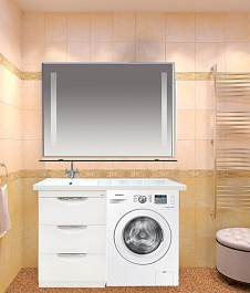 Misty Тумба с раковиной Куба 60, 3 ящика L – фотография-8