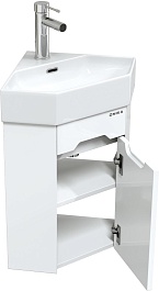 Onika Тумба под раковину Айленд 35 угловая белая – фотография-3
