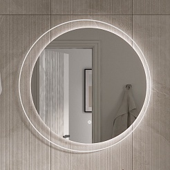 Equil Зеркало Elegante D80 с подсветкой амарок – фотография-2