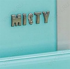 Misty Тумба с раковиной Джулия 75 подвесная салатовая – фотография-3