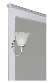 Aquanet Зеркало Валенса 110 белый краколет/серебро (180149) – фотография-3