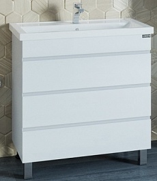 СанТа Тумба для умывальника Марс 80 напольная – фотография-1