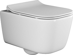 Ceramicanova Подвесной унитаз New Day Rimless с системой инсталляции Balance кнопка Circle хром глянцевый – фотография-2