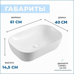 Teymi Тумба с раковиной Ritta 75 дуб эврика/графит матовый подвесная T60525 раковина T50202 – фотография-9