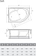 Relisan Акриловая ванна Sofi 170x90 L – фотография-16