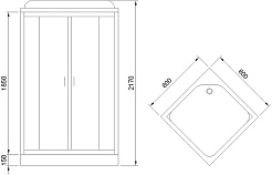 Royal Bath Душевая кабина RB 80HP4-MM – фотография-7