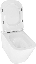 Azario Унитаз подвесной Esconda AZ-2805E безободковый белый – фотография-8