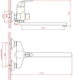 Zollen Смеситель Koln KO62410641 – фотография-2