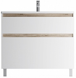 Am.Pm Тумба с раковиной X-Joy 100 белый глянец, напольная – фотография-1