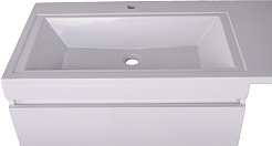 Style Line Тумба с раковиной Даллас 130 L 3 ящика под стиральную машину – фотография-7