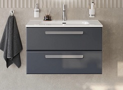 BelBagno Мебель для ванной Eco Cer-N 80 CZR-8095-80 grafito ручки серые – фотография-3